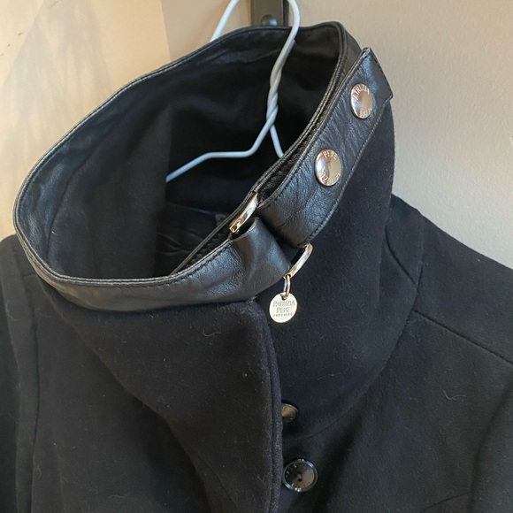 Patrizia Pepe Mock Neck Wool Coat - Picture 5 of 7